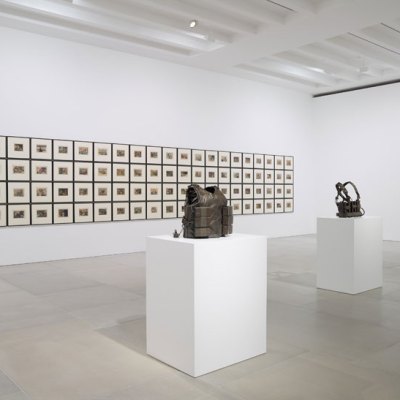 'The Disasters of Everyday Life', installation view at Blain|Southern, 2017. Courtesy the artists and Blain|Southern. Photo: Peter Mallet
