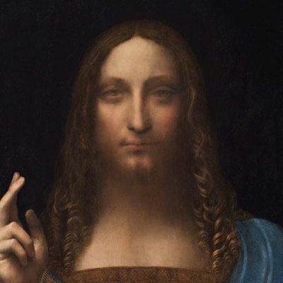 Salvator Mundi (c. 1500), Leonardo da Vinci. Christie's