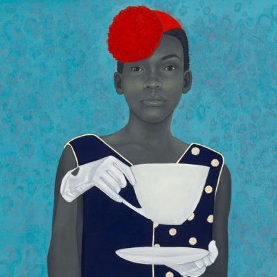 Miss Everything (Unsuppressed Deliverance) (detail; 2013), Amy Sherald. Frances and Burton Reifler. © Amy Sherald