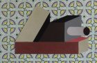 Detail of Nathalie Du Pasquier's 'Other Rooms' installation at Camden Arts Centre, 2017.