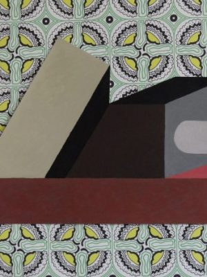 Detail of Nathalie Du Pasquier's 'Other Rooms' installation at Camden Arts Centre, 2017.