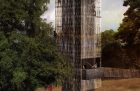 An artist's impression of Sutton Hoo's planned viewing platform