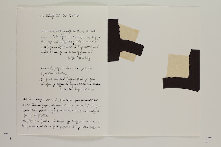 Art and Space (Die Kunst und der Raum) (1969), Eduardo Chillida and Martin Heidegger. Courtesy Familia Chillida Belzunce