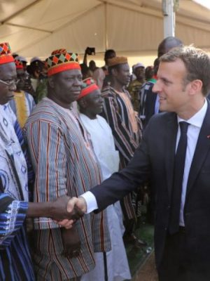 Emmanuel Macron in Burkina Faso