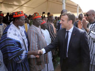 Emmanuel Macron in Burkina Faso