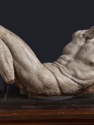 River God (c. 1526–27), Michelangelo Buonarroti (1475–1564). Accademia delle Arti del Disegno, Florence