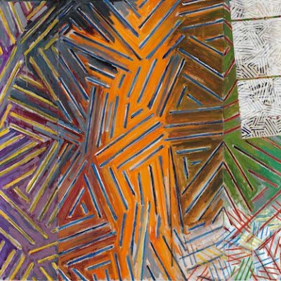 Between the Clock and the Bed (1981), Jasper Johns.