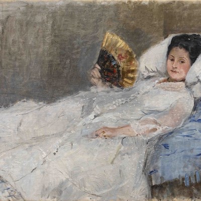 Portrait of Madame Marie Hubbard (1874), Berthe Morisot (1841–95) © Ordrupgaard Collection, Copenhagen.
