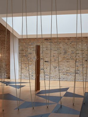 'Leonor Antunes: the frisson of the togetherness', installation view at the Whitechapel Gallery, London. Photo: Nick Ash