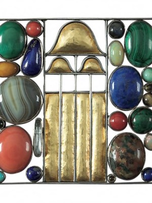 Brooch, 1907, designed by Josef Hoffmann. Courtesy Neue Galerie, New York
