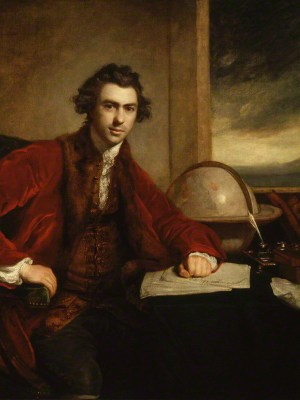 Sir Joseph Banks, (detail) (1771–73), Sir Joshua Reynolds, National Portrait Gallery, London