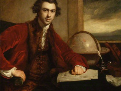Sir Joseph Banks, (detail) (1771–73), Sir Joshua Reynolds, National Portrait Gallery, London