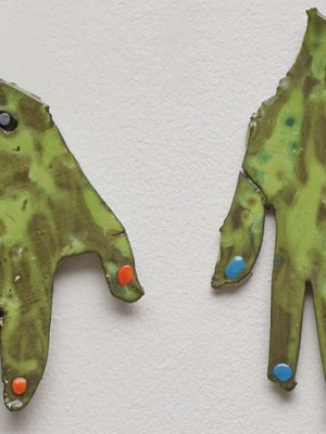 My Hands (2017), Polly Apfelbaum.