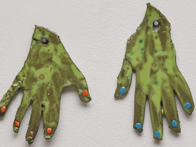 My Hands (2017), Polly Apfelbaum.