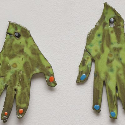 My Hands (2017), Polly Apfelbaum.