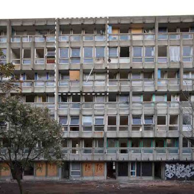 Robin Hood Gardens, completed in 1972, designed by Alison and Peter Smithson. Courtesy of the Victoria & Albert Museum, London