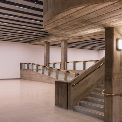 Interior of the Hayward Gallery, 2017. Photo: Morley Von Sternberg