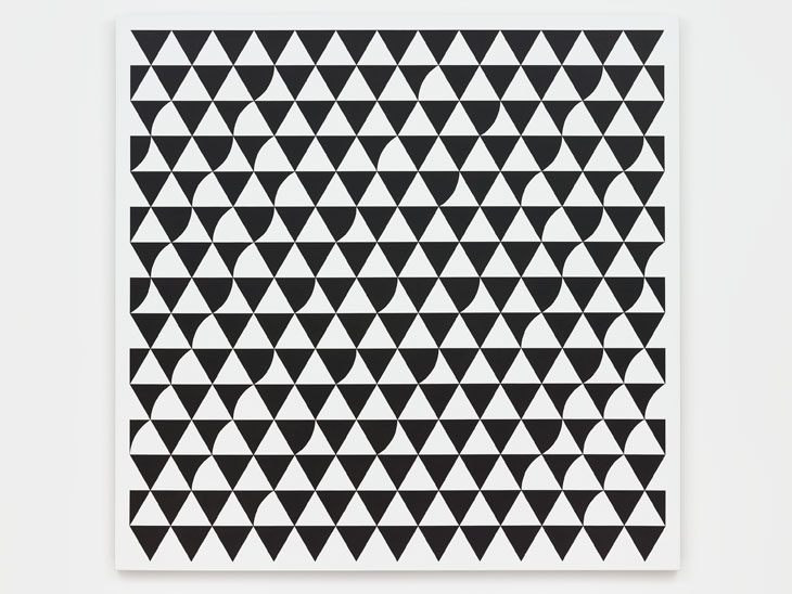 Rustle 6 (2015), Bridget Riley. 