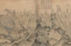 General View of Inner Geumgang, (detail) (mid 19th century) Sin Hakgwon.