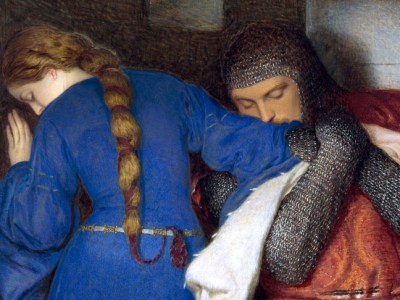 Hellelil and Hildebrand, the Meeting on the Turret Stairs (1864), Frederic William Burton. National Gallery of Ireland, Dublin