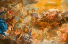 Painted model for the apse fresco of the Gesù (detail; 1690), Giovanni Battista Gaulli. Church of the Gesù, Rome.