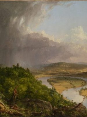 View from Mount Holyoke, Northampton, Massachusetts, after a Thunderstorm–The Oxbow, (1836), Thomas Cole, Metropolitan Museum of Art
