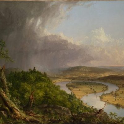 View from Mount Holyoke, Northampton, Massachusetts, after a Thunderstorm–The Oxbow, (1836), Thomas Cole, Metropolitan Museum of Art