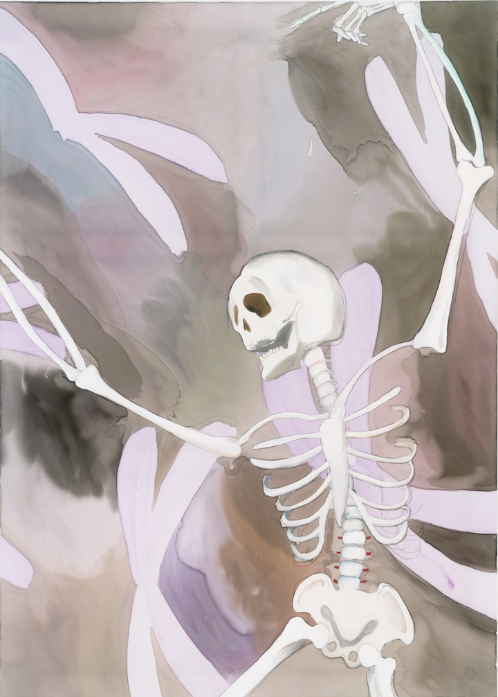 Drunk Skeleton (2016), Paul Heyer. Photo: Jason Mandella