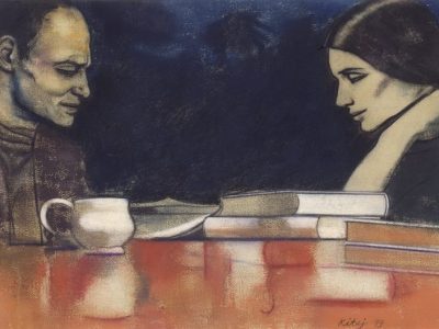 Two London Painters (Frank Auerbach and Sandra Fisher), (1979), R.B. Kitaj, Los Angeles County Museum of Art