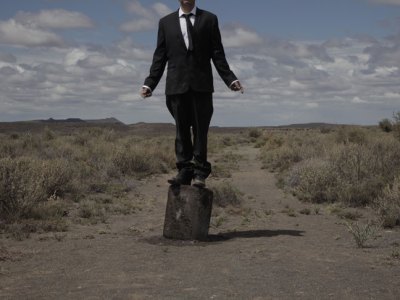 Experiments in Black and White XIII - Richmond South Africa (video still; 2014), Neville Gabie.