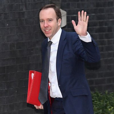 New UK Culture, Media and Sports Secretary Matt Hancock arriving at 10 Downing Street on 9 January 2018. Photo by Leon Neal/Getty Images