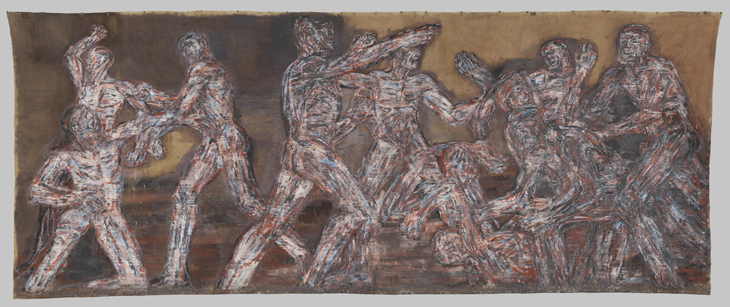 Gigantomachy II (1966), Leon Golub. The Metropolitan Museum of Art, New York.