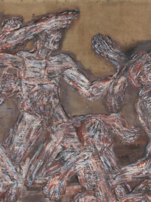 Gigantomachy II (detail; 1966), Leon Golub. The Metropolitan Museum of Art, New York.