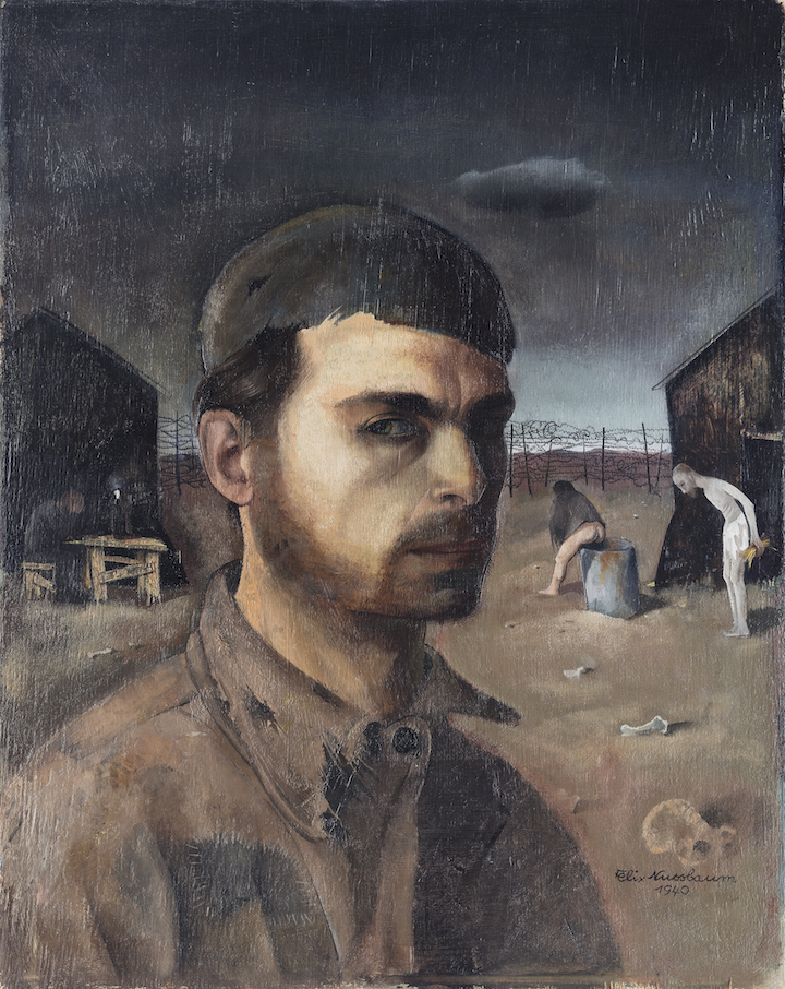 Self-Portrait in Camp (1940), Felix Nussbaum. © 2018 Artists Rights Society (ARS), New York / VG Bild-Kunst, Bonn