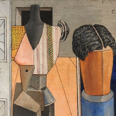 The Enchanted Room (detail; 1917), Carlo Carrà.