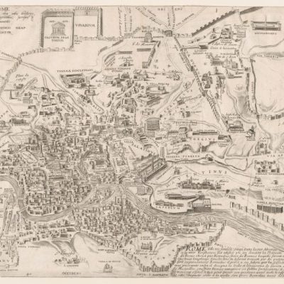 Speculum Romanae Magnificentiae: Plan of Ancient Rome, 16th century, Pirro Ligorio, Metropolitan Museum of Art