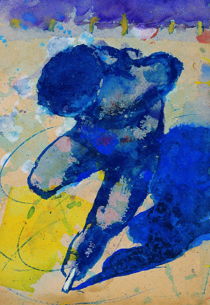 Skater (1938–45), Emil Nolde. © Nolde Stiftung Seebüll