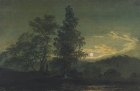 Moonlit Landscape (detail; before 1808), Caspar David Friedrich. Thaw Collection, Morgan Library & Museum, New York