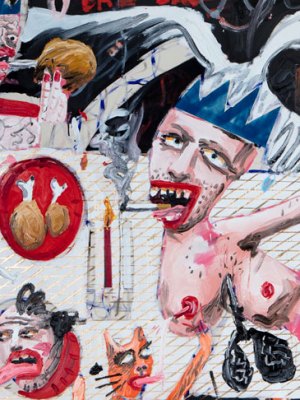 Family Fortunes (detail; 2018), Dale Lewis.