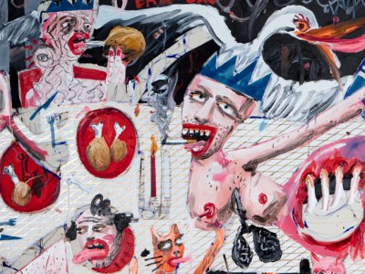 Family Fortunes (detail; 2018), Dale Lewis.