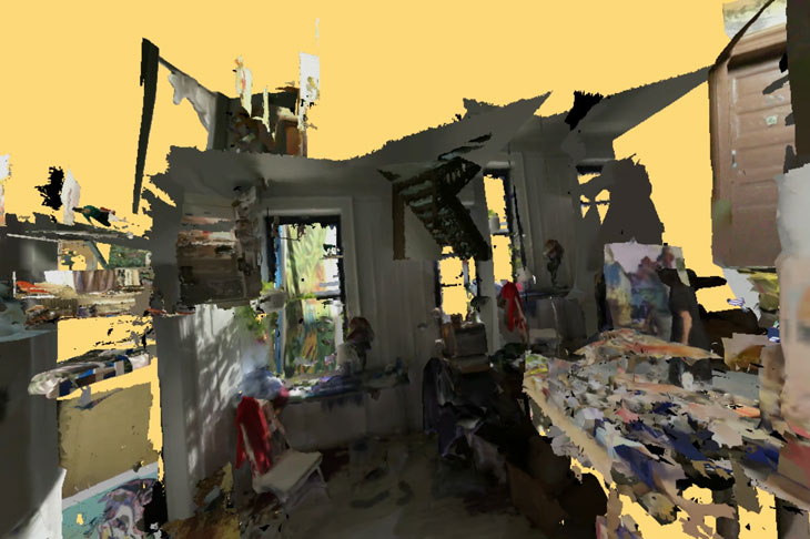 A portrait of the artist’s studio – in virtual reality