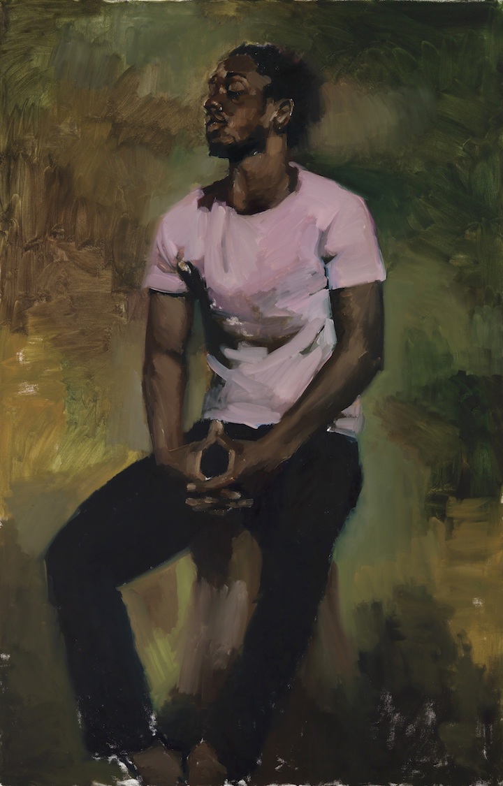 Coterie Of Questions (2015), Lynette Yiadom-Boayke. Courtesy Corvi-Mora, London and Jack Shainman Gallery, New York
© Lynette Yiadom-Boakye