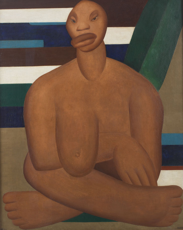 A Negra (1923), Tarsila do Amaral. Museo de Arte Contemporânea de Universidade de São Paulo.