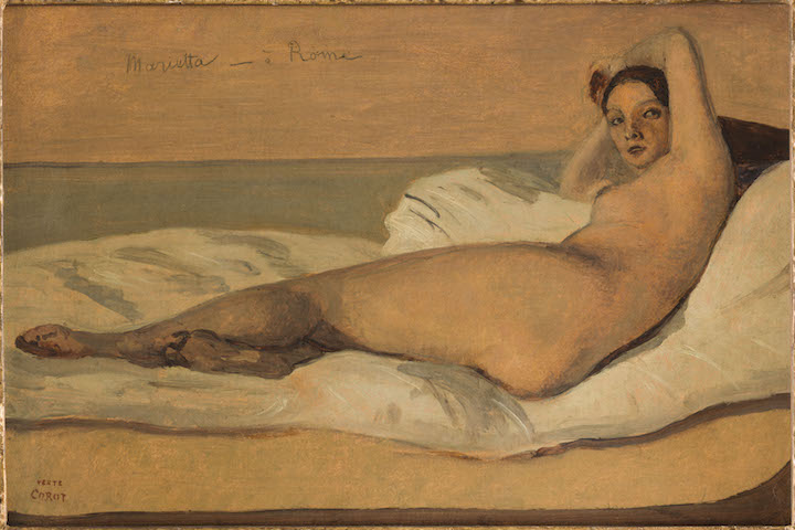Marietta ou L'Odalisque romaine (1843), Jean-Baptiste-Camille Corot. © Petit Palais / Roger-Viollet