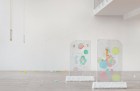 ‘Karla Black’, installation view at Capitain Petzel, Berlin, 2018.