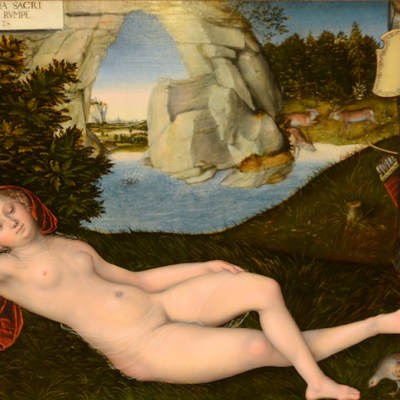 Nymph of the Spring (ca. 1540), Lucas Cranach the Younger. Courtesy of The San Diego Museum of Art