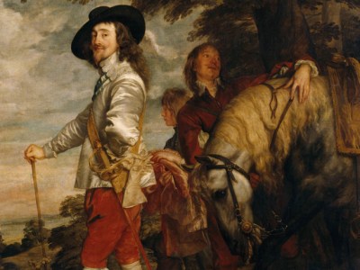 Charles I ('Le Roi à la chasse') (detail; c. 1635), Anthony Van Dyck. Musée du Louvre, Paris.