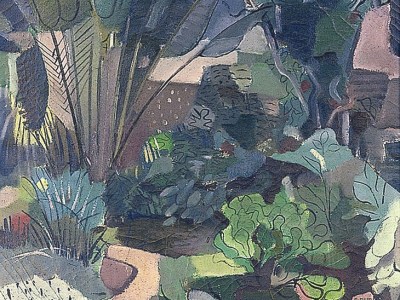 Landscape (1943), Roberto Burle Marx, Brighton and Hove Museums and Art Galleries