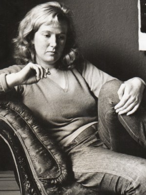 Gillian Ayres at home in Barnes, London, in 1961.