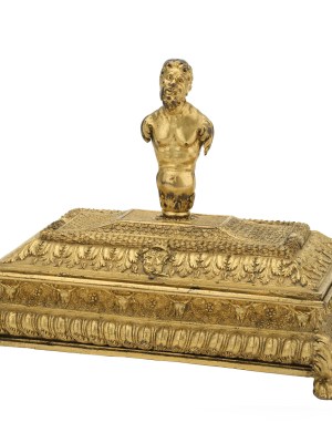 Writing casket (c. 1540–50), Italian. Photo: © Ashmolean Museum, University of Oxford (donated by Daniel Katz Ltd through the Cultural Gifts Scheme)